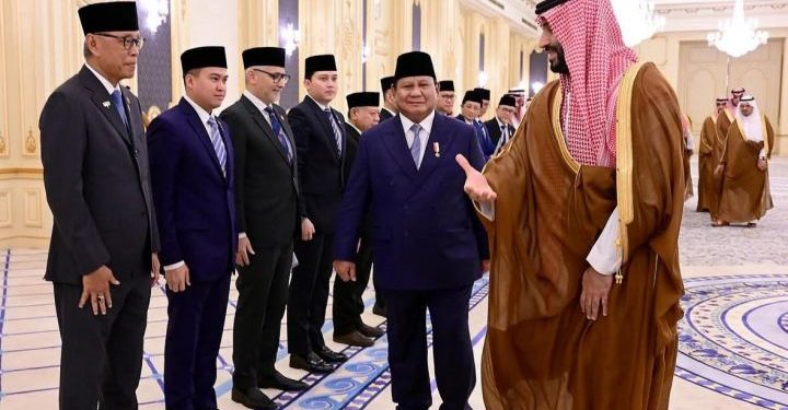 Prabowo dan Pangeran MBS Bahas Dukungan Bencana hingga Pembangunan Kampung Haji di Makkah