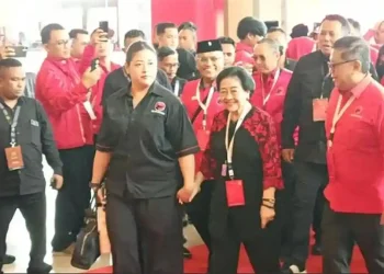 Megawati Hadiri Penutupan Rakernas PDIP di Ancol, Gandeng Cucu