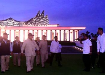 Kunjungan Perdana Prabowo ke IKN, Soroti Percepatan Pembangunan